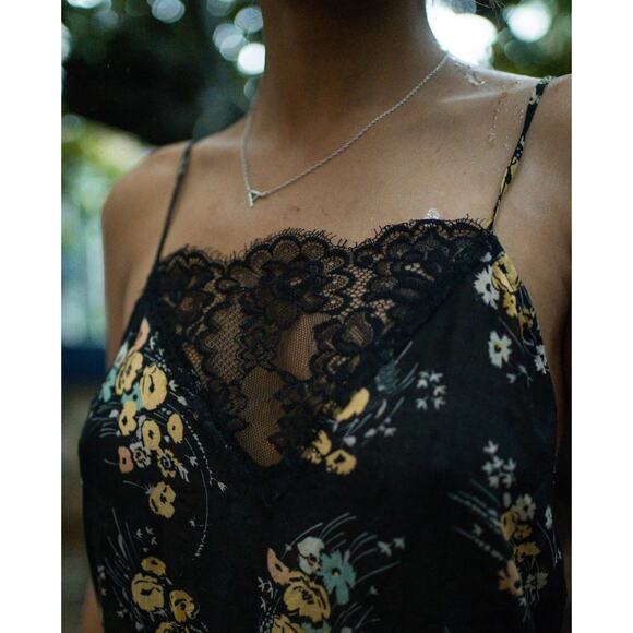 Free People Intimately Lace Handkerchief Mini Dress Small Fall Autumn Boho - Picture 3 of 7